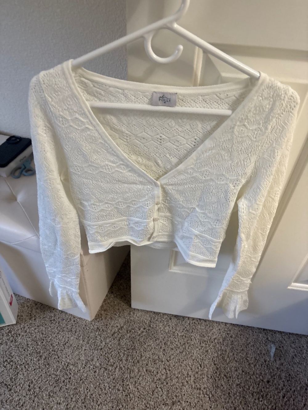 Oh Polly white cardigan brand new size medium $98